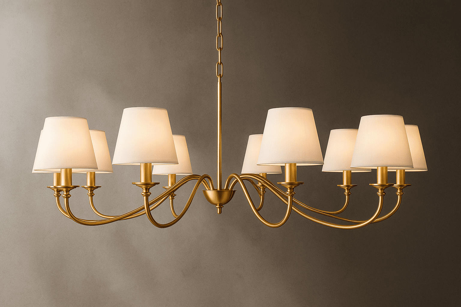 Albrio™ Silver Beaded Crystal Chandelier